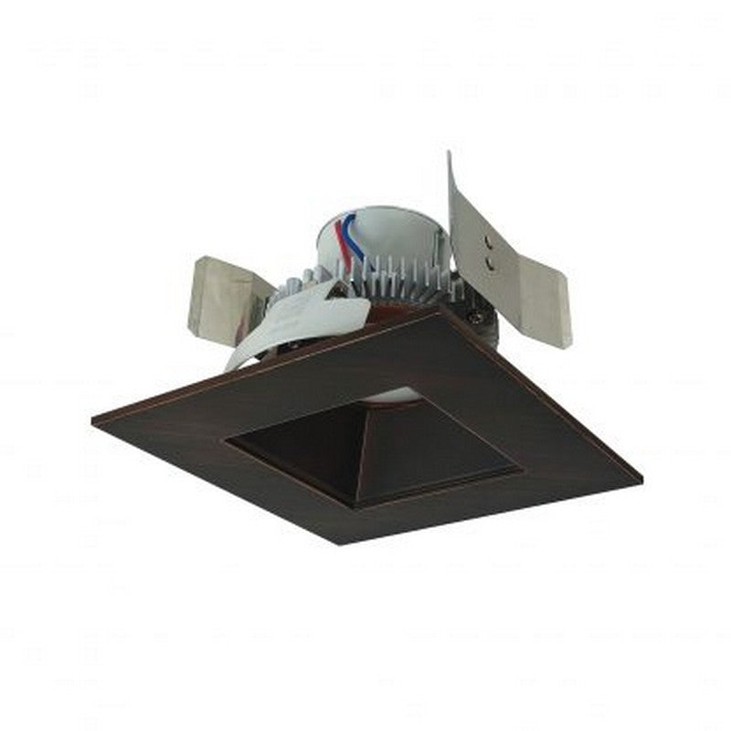 NORA Lighting NLCBC2-55630BZBZ/10 12W 5 Inch Cobalt Click Retrofit Square Reflector With Square Aperture Bronze Finish 3000K 1000lm