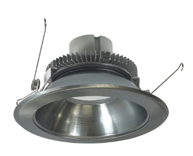 Nora Lighting NLCBC2-65127NN/A 6" Cobalt Click LED Retrofit, Round Reflector, 750lm / 10W, 2700K, Natural Metal Reflector / Natural Metal Flange