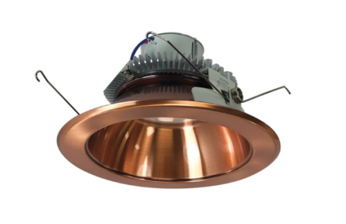 Nora Lighting NLCBC2-65130COCO/10LE4 6" Cobalt Click LED Retrofit, Round Reflector, 1000lm / 12W, 3000K, 120V-277V input; Triac / ELV / 0-10V dimming, Copper Reflector / Copper Flange