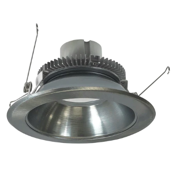 Nora Lighting NLCBC2-65140NN/A 6" Cobalt Click LED Retrofit, Round Reflector, 750lm / 10W, 4000K, Natural Metal Reflector / Natural Metal Flange