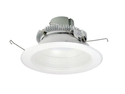 Nora Lighting NLCBC2-65230WW/A 6" Cobalt Click LED Retrofit, Baffle, 750lm / 10W, 3000K, White Baffle / White Flange