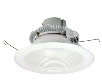 Nora Lighting NLCBC2-65230WW/ALE4 6" Cobalt Click LED Retrofit, Baffle, 750lm / 10W, 3000K, White Baffle / White Flange, 120V-277V input; Triac / ELV / 0-10V dimming