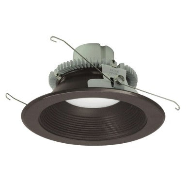 Nora Lighting NLCBC2-65240BZBZ/ALE4 6 Inch Cobalt Click LED Retrofit, Baffle, 750lm / 10W, 4000K, Bronze Baffle / Bronze Flange, 120V-277V input; Triac / ELV / 0-10V dimming