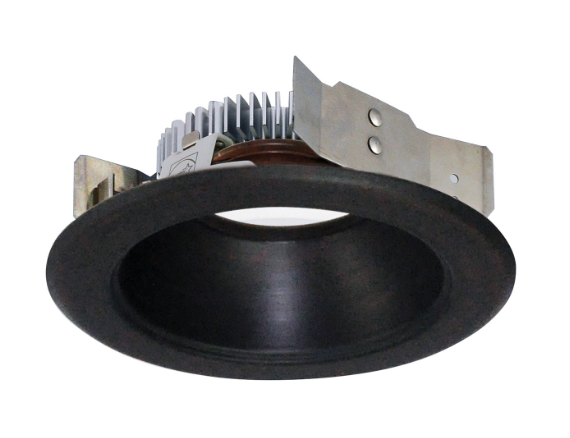 Nora Lighting NLCBS-4W518527BZ 4" Cobalt Shallow High Lumen LED Trim, Round Reflector, lumens 850lm, Color temperature 2700K, Bronze Finish