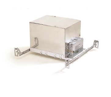 Nora Lighting NLIC-401QSAT/37 4 Inch IC at Low Voltage Housing Transformer in White
