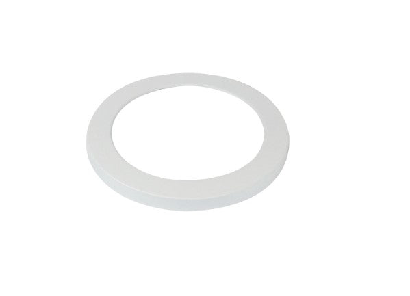Nora Lighting NLOCAC-6RMPW 6 Inch Camo Round Magnetic Trim Ring Matte Powder White Finish