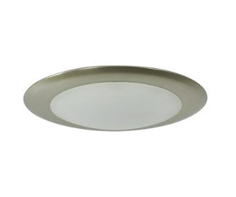 Nora Lighting NLOPAC-R6509T2440NM 6" AC Opal LED Surface Mount, 1150lm / 16.5W, 4000K, Natural Metal finish