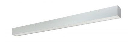 Nora Lighting NLUD-8334A 8-ft L-Line LED Indirect/Direct Linear Selectable Light CCT 30-100W / 3726-12421lm Aluminum Finish