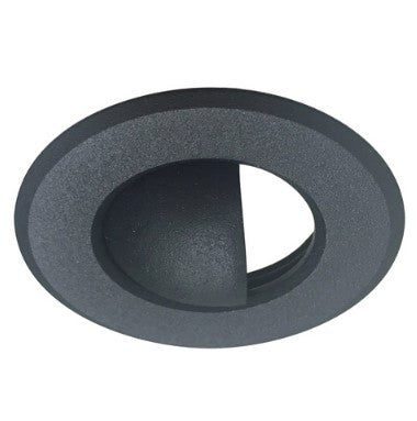 Nora Lighting NM1-RAEYELIDB 1" Round M1 Scoop Trim, Black
