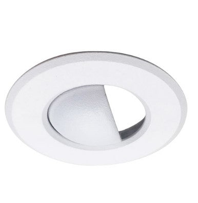 Nora Lighting NM1-RAEYELIDW 1" Round M1 Scoop Trim, White