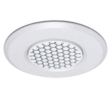 Nora Lighting NM1-RAIHECW 1" Round M1 Hex Cell Louver Trim, White