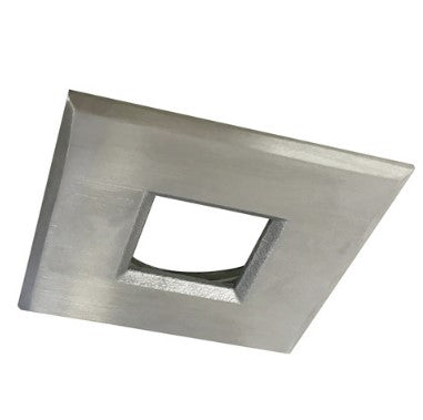 Nora Lighting NM1-SSSBN 1" Square M1 Stainless Steel Trim, Brushed Nickel