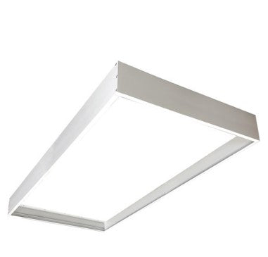Nora Lighting NPDBL-24DDFK/W Extra Deep 4.33" Slide-in Frame for Surface Mounting 2x4 Edge-Lit & Back-Lit Panels, White