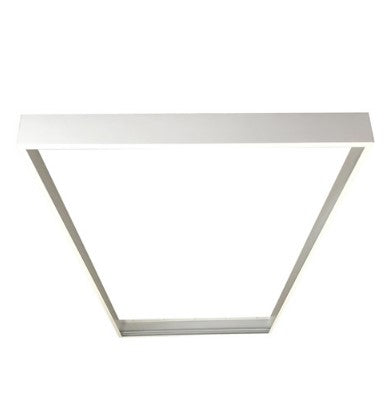 Nora Lighting NPDBL-24DFK/W Slide-in Frame for Surface Mounting 2x4 Edge-Lit & Back-Lit Panels, White