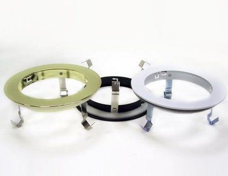 Nora Lighting NR-401W 4 Inch Metal Trim Ring 5/8 Inch White