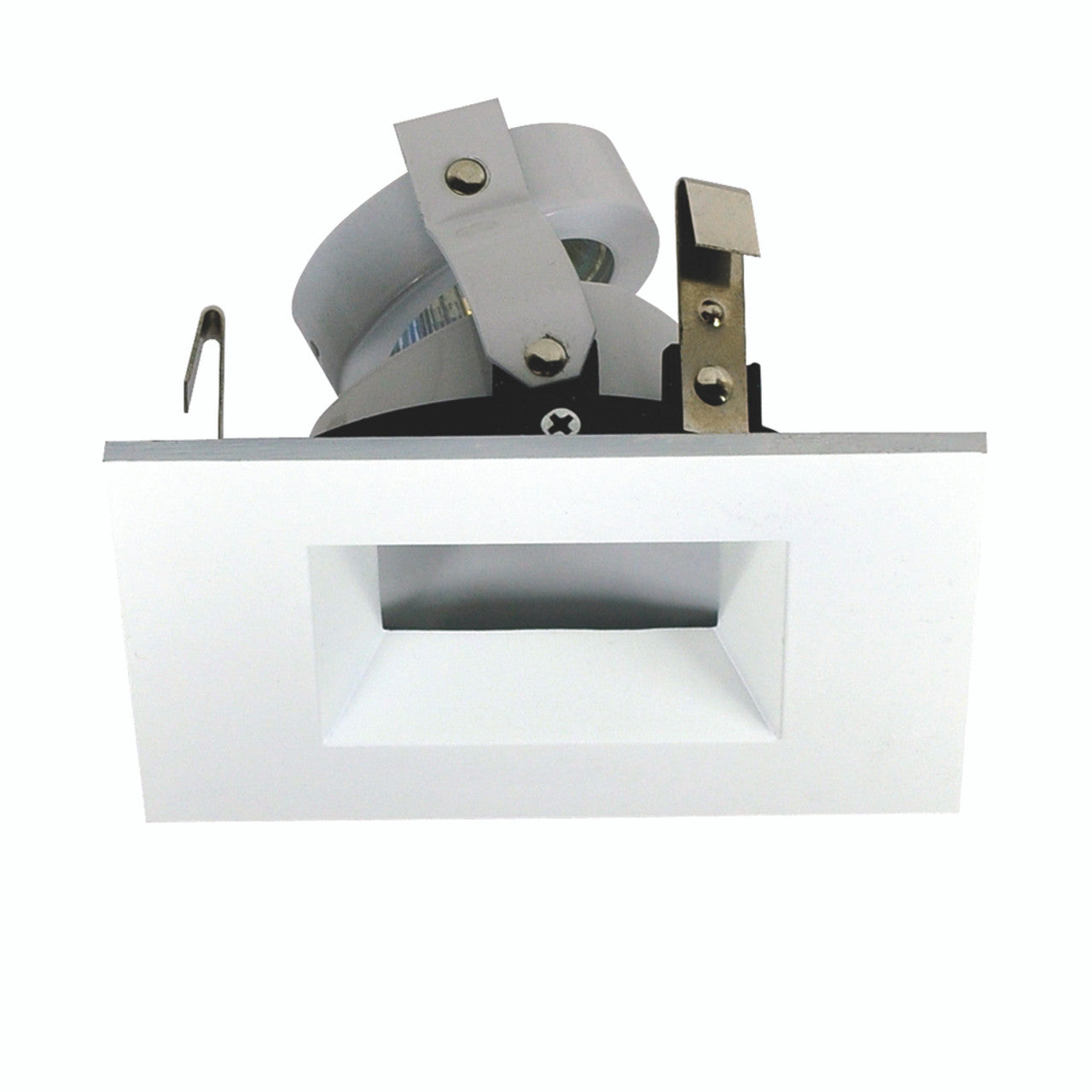 Nora Lighting NS-4857WW 4" Square Trim Regressed Reflector, White Finish