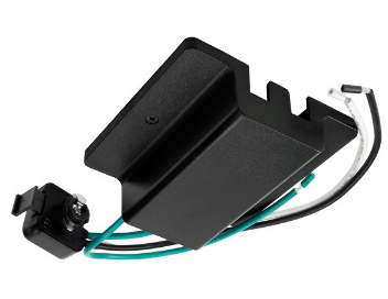 Nora Lighting NT-307B Single Circuit Track Floating Canopy Feed, Black Finish