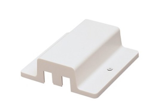 Nora Lighting NT-307W Single Circuit Track Floating Canopy Feed, White Finish