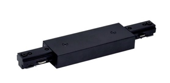 Nora Lighting NT-312B I Connector, 1 Circuit Track System, Black Finish