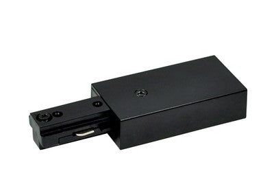 Nora Lighting NT-316B/L Live End Feed, Left Polarity 1 Circuit Track, Black Finish