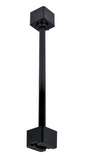 Nora Lighting NT-322B/L One or Two Circuit 18" Track Extension Rod L-style, Black Finish