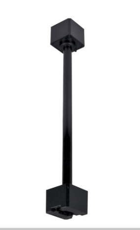 Nora Lighting NT-324B One or Two Circuit 36" Track Extension Rod, Black Finish