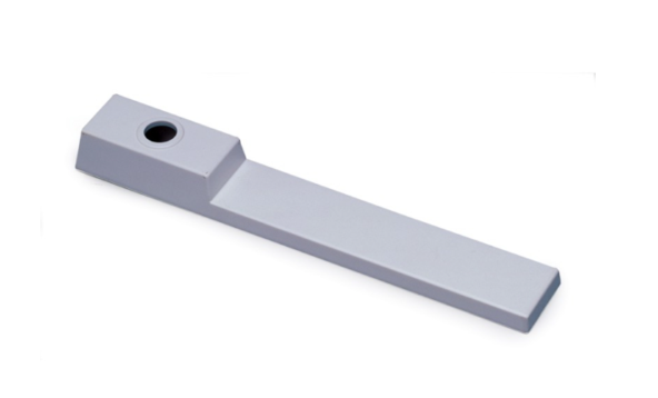 Nora Lighting NT-326S One or Two Circuit Track Wire Way Cover, Silver Finish