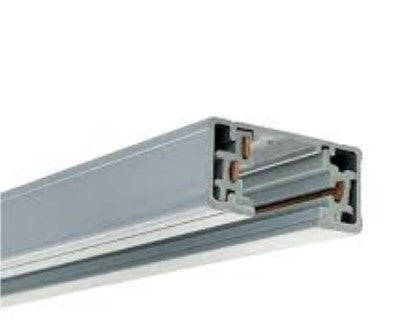 Nora Lighting NT-331S 12 Foot Track, 1 Circuit, Silver Finish