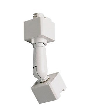 Nora Lighting NT-335W Slope Adapter for 3 Wire Track Head, 1 or 2 Circuit Track, J-style track, White Finish
