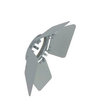 Nora Lighting NT-339CPS Barn Door for Aiden LED Track Heads, Silver Ceiling Light