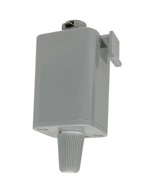 Nora Lighting NT-368S Pendant to Track adapter, 1 or 2 circuit track, Silver Finish