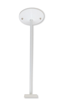 Nora Lighting NT-396S 96" Pendant Assembly Kit, 1 or 2 Circuit Track, Silver Finish