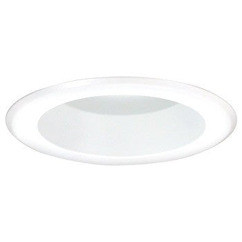 Nora Lighting NT-5000W 5" Metal Splay Trim w/ Bracket, White Finish