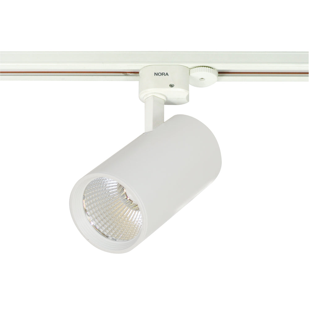 Nora Lighting NTE-85533S935W LED Jason Track Ceiling Light White Finish