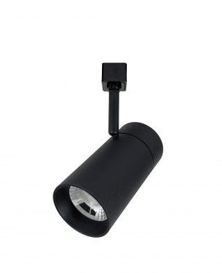 Nora Lighting NTE-865L927FB MAX LED Track Head, Lumens 2450lm, Watt 25W, Color Temperature 2700K , Flood Optic 54 Degree, Black Finish