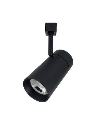 Nora Lighting NTE-865L930FB/L Max LED L-Style Track Head, 2450lm / 25W, Color Temperature 3000K, Flood optic, Black Finish