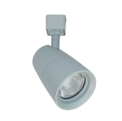 Nora Lighting NTE-875L930X18S/J MAC XL LED J-Style Track Head, Lumens 1200lm, 18W, Color Temerapratue 3000K, Spot/Flood, Silver Finish
