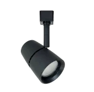 Nora Lighting NTE-875L9CDX15B/J MAC XL LED J-Stye Track Head, Lumens 1000lm/15W, Comfort Dim, Spot/Flood, Black Finish