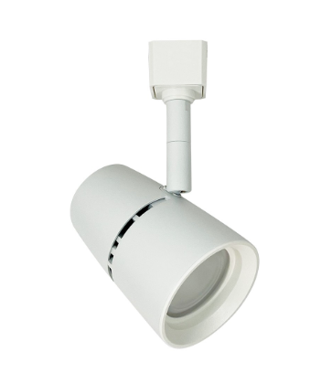 Nora Lighting NTE-875L9CDX15W MAC XL LED Track Head, Lumens 1000lm/15W, Comfort Dim, Spot/Flood, White Finish
