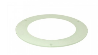 Nora Lighting NTG-6CF 6 Inch Round Glass Clear Outer Frost