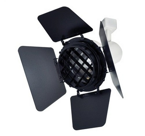 Nora Lighting NTH-104B/L BR30/PAR30 Step Cylinder with Black Baffle L-Style