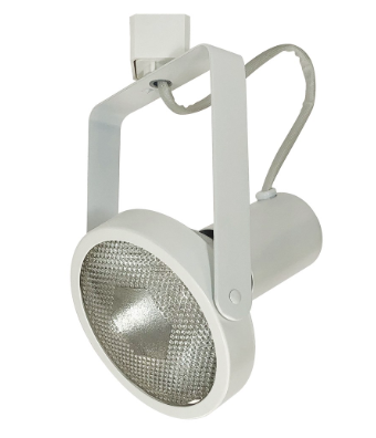 Nora Lighting NTH-108W/A/L Gimbal Par38 L-Style Adapter, White Finish