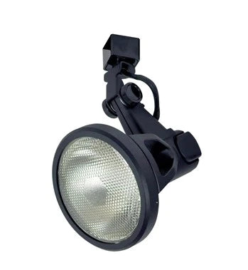 Nora Lighting NTH-133B/J Belgium Die-Cast PAR38 Front Loading Gimbal, Black Finish J-Style Adapter