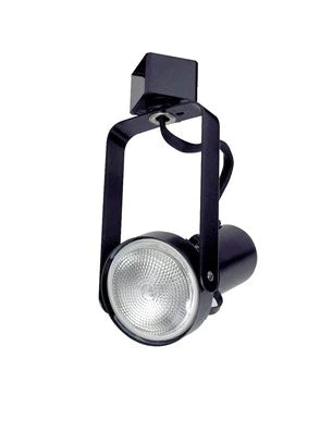 Nora Lighting NTH-146B/J Front Loading Gimbal Ring PAR20 Track Light Black Finish J-Style