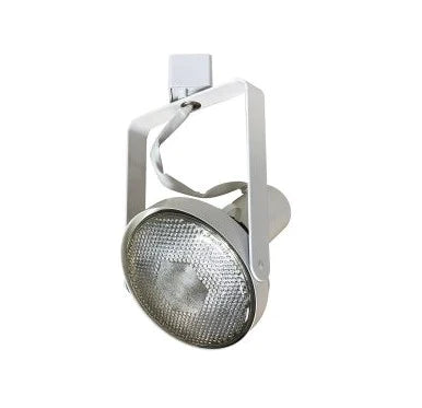 Nora Lighting NTH-148W/A/J Front Loading Gimbal Ring PAR38 Track Light White Finish J-Style Adapter