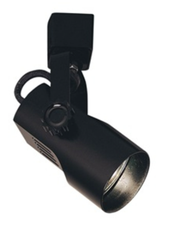 Nora Lighting NTH-695B Telescope Track Head Line Voltage MR16 GU10, Black Finish
