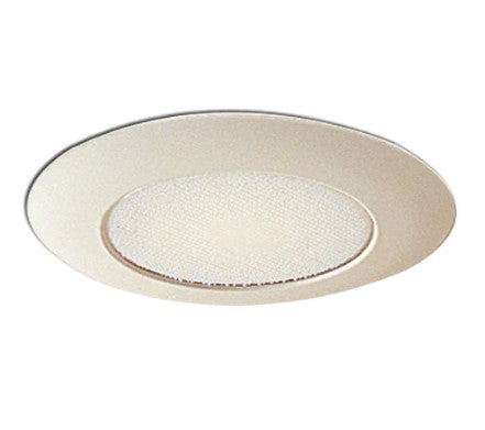 Nora Lighting NTM-322W 6 Inch Albalite Lens with Metal Trim & Bracket, White Finish