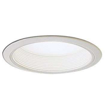 Nora Lighting NTM-42W 6" ALBALITE Regressed Baffle & Ring, White Finish