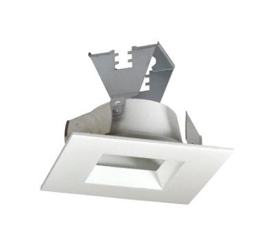 Nora Lighting NTM-5857WW 5 Inch Square Regressed Reflector Trim, White Finish