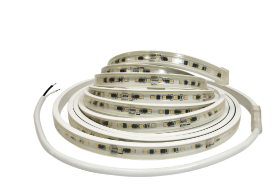 Nora Lighting NUTP13-W62-4-12-930/HW Custom Cut 62-ft 4-in 120V Continuous LED Tape Light, Lumens 330lm / 3.6W per foot, Color Temperature 3000K, w/ Mounting Clips & 8' Hardwired Power Cord